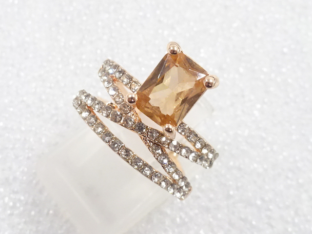 COLORED STONE FASHION RING / JP SIZE 11